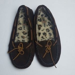 Brown Minnetonka Moccasins